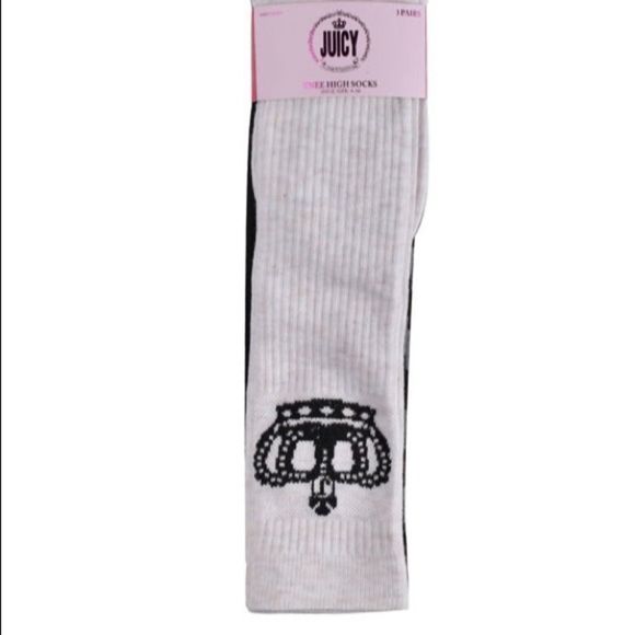 NWT JUICY COUTURE KNEE LENGTH SOCKS - Picture 2 of 4